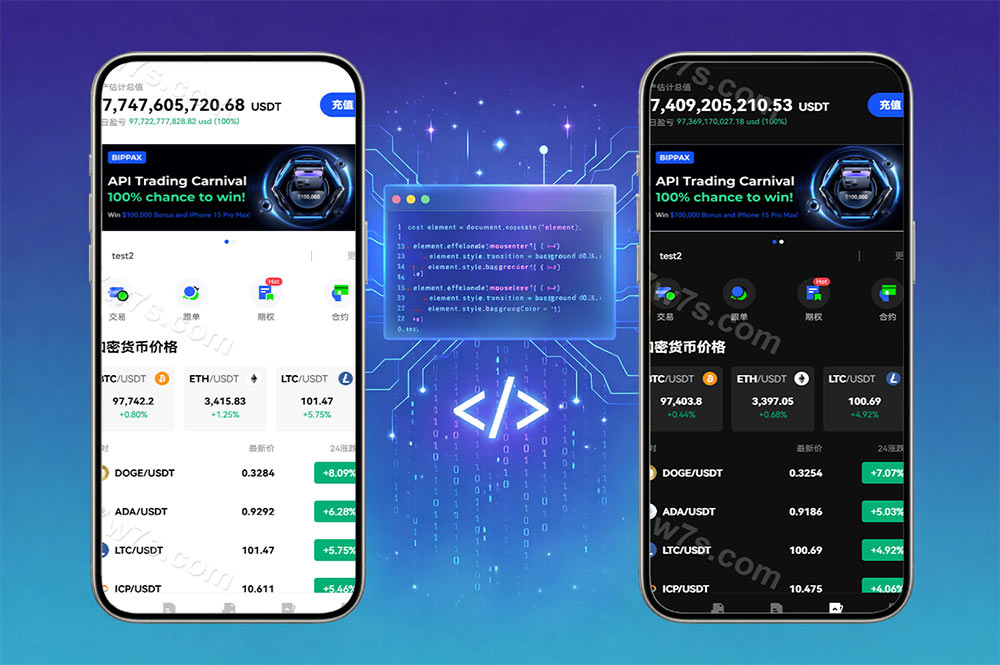 2026最新交易所源码/Tradedady跟单交易所/永续合约/BTC/期权/机器人/SaaS服务/前端uniapp+双端原生APP/后端PHP